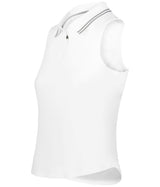 Holloway LADIES COURT SLEEVELESS POLO 223326 WHITE S