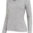 Holloway Ladies Electrify Long Sleeve Tee Powered by Coolcore® 222770 ATHLETIC GREY HEATHER S