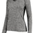 Holloway Ladies Electrify Long Sleeve Tee Powered by Coolcore® 222770 BLACK HEATHER S