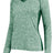 Holloway Ladies Electrify Long Sleeve Tee Powered by Coolcore® 222770 DARK GREEN HEATHER S