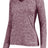 Holloway Ladies Electrify Long Sleeve Tee Powered by Coolcore® 222770 MAROON HEATHER S