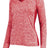 Holloway Ladies Electrify Long Sleeve Tee Powered by Coolcore® 222770 SCARLET HEATHER S