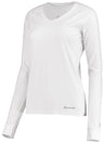 Holloway Ladies Electrify Long Sleeve Tee Powered by Coolcore® 222770 WHITE S