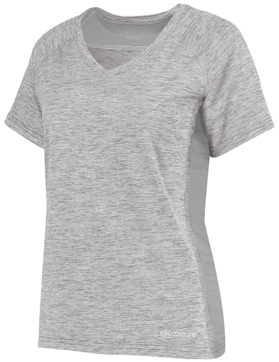 Holloway Ladies Electrify Tee Powered by Coolcore® 222771 ATHLETIC GREY HEATHER S