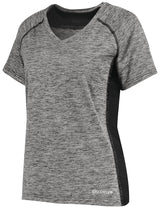 Holloway Ladies Electrify Tee Powered by Coolcore® 222771 BLACK HEATHER S