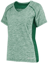 Holloway Ladies Electrify Tee Powered by Coolcore® 222771 DARK GREEN HEATHER S