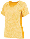Holloway Ladies Electrify Tee Powered by Coolcore® 222771 GOLD HEATHER S