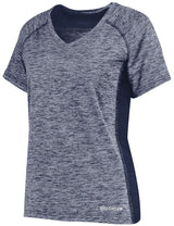 Holloway Ladies Electrify Tee Powered by Coolcore® 222771 NAVY HEATHER S