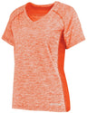 Holloway Ladies Electrify Tee Powered by Coolcore® 222771 ORANGE HEATHER S