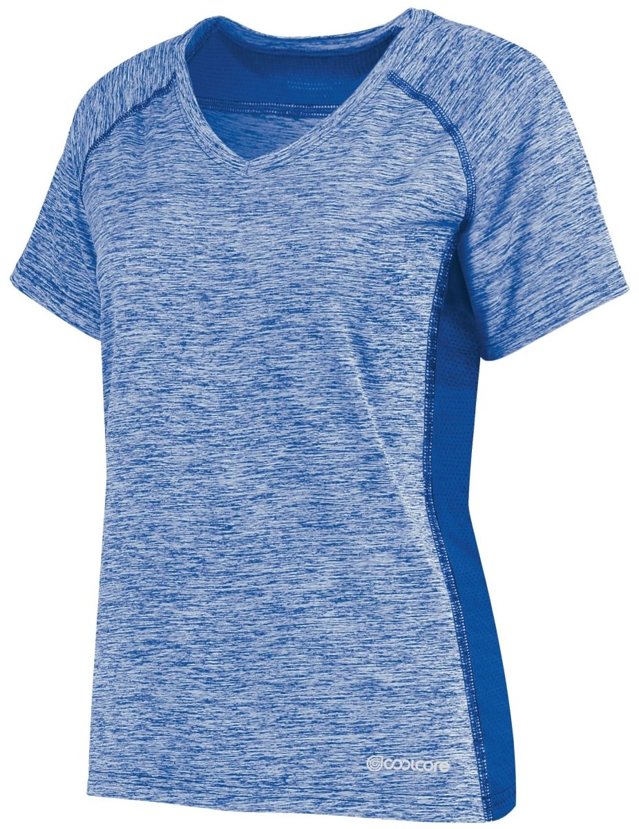 Holloway Ladies Electrify Tee Powered by Coolcore® 222771 ROYAL HEATHER S