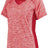 Holloway Ladies Electrify Tee Powered by Coolcore® 222771 SCARLET HEATHER S