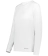 Holloway Ladies Essential Long Sleeve Tee Powered by Coolcore® 222338 WHITE S