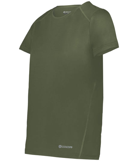Holloway Ladies Essential Tee Powered by Coolcore® 222336 OLIVE S