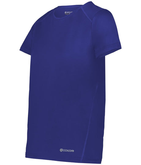 Holloway Ladies Essential Tee Powered by Coolcore® 222336 PURPLE (HLW) S