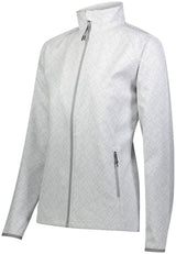 Holloway Ladies Featherlight Soft Shell Jacket 229721 ARCTIC HAZE PRINT S