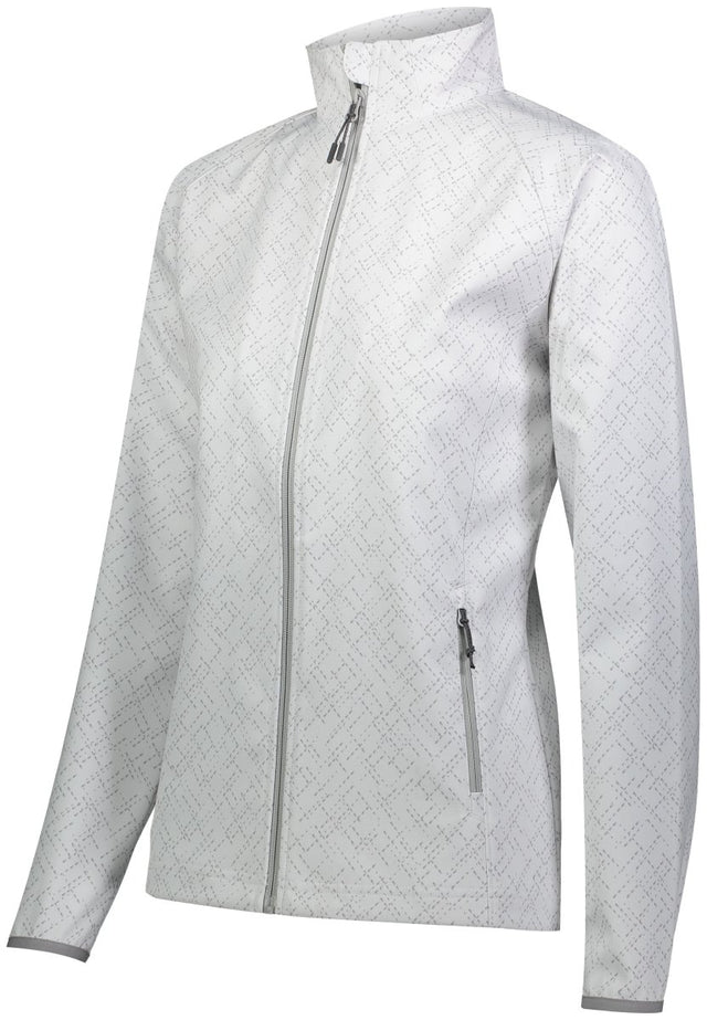 Holloway Ladies Featherlight Soft Shell Jacket 229721 ARCTIC HAZE PRINT S