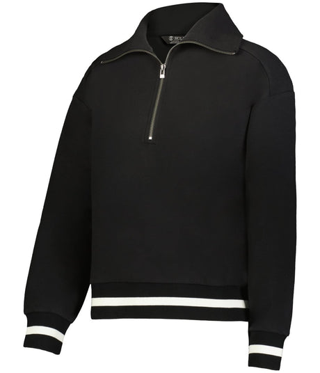 Holloway LADIES HERITAGE PREP PULLOVER 223782 BLACK/VANILLA S