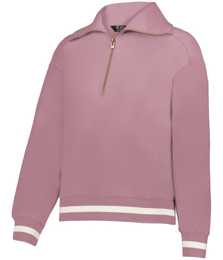 Holloway LADIES HERITAGE PREP PULLOVER 223782 ROSEWOOD/VANILLA B03N S