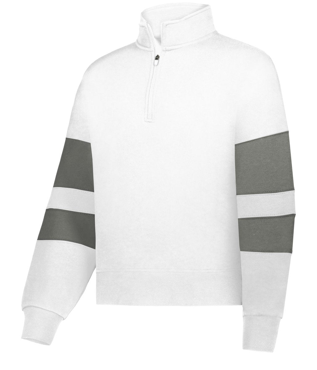 Holloway LADIES JACKSON WAY PULLOVER 229758 WHITE/CHARCOAL HEATHER S