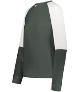 Holloway Ladies Momentum Team Fleece Crew 223725 IRON/WHITE S