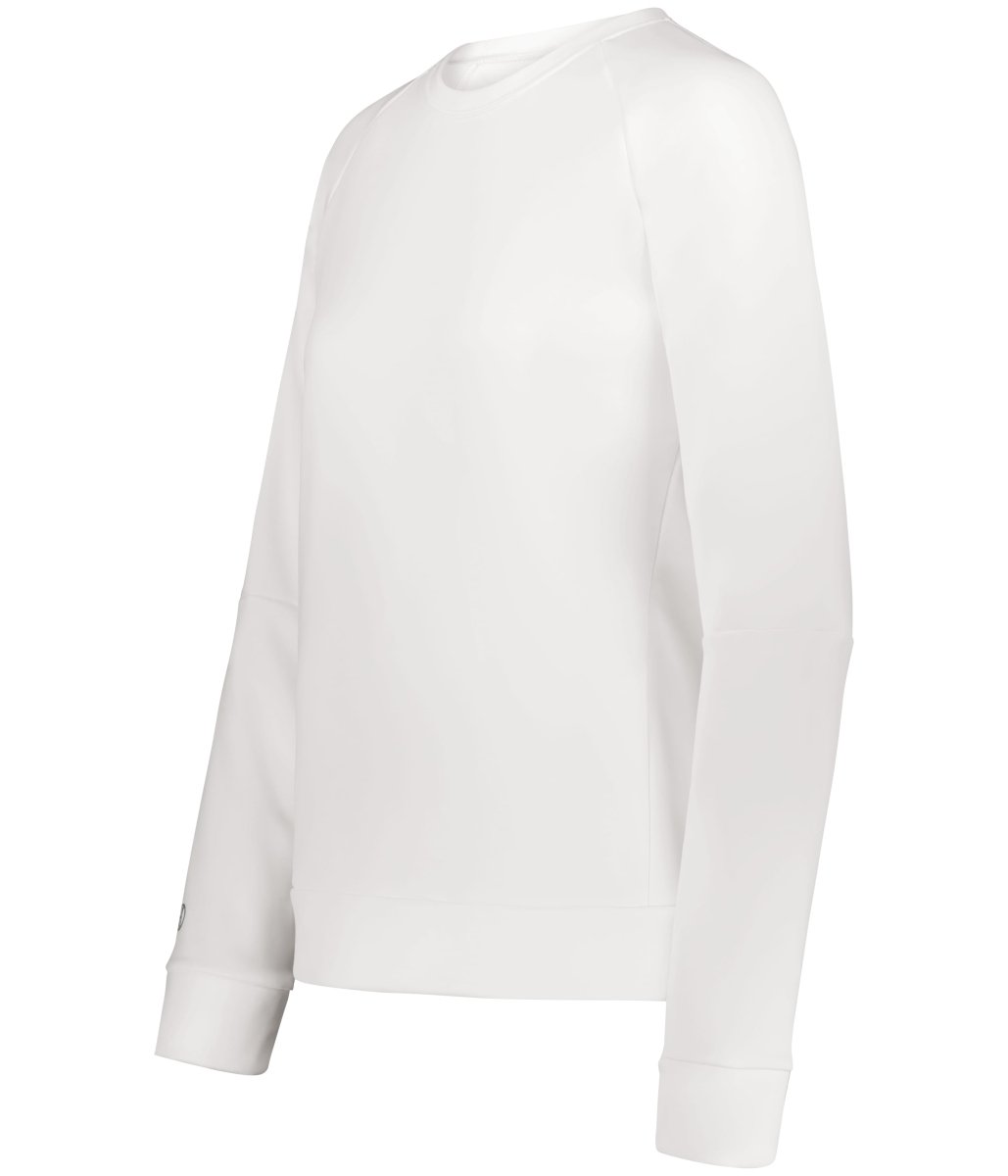 Holloway Ladies Momentum Team Fleece Crew 223725 WHITE S