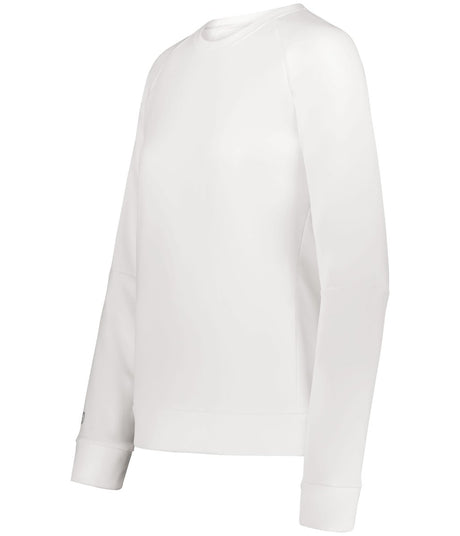 Holloway Ladies Momentum Team Fleece Crew 223725 WHITE S
