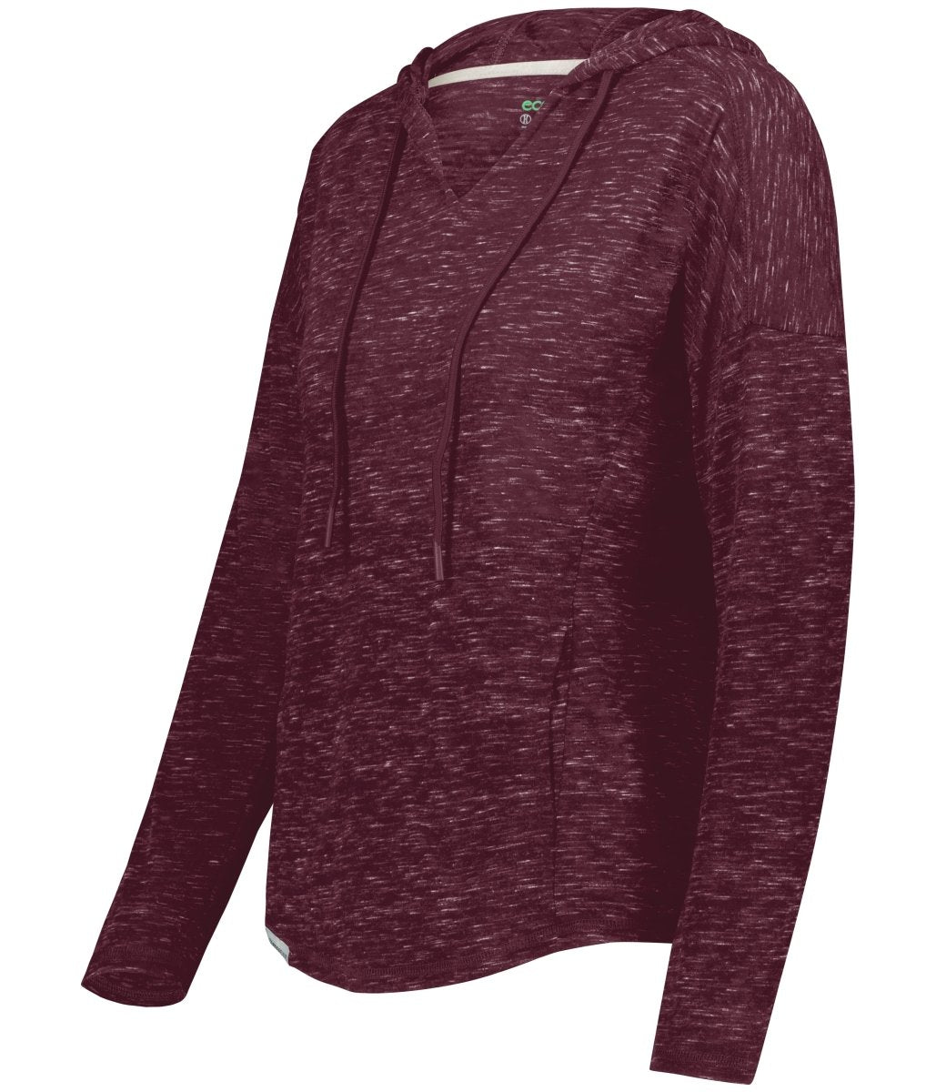 Holloway Ladies Monterey Hoodie 222845 MAROON HEATHER S