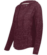 Holloway Ladies Monterey Hoodie 222845 MAROON HEATHER S