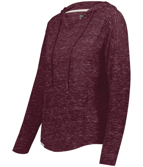 Holloway Ladies Monterey Hoodie 222845 MAROON HEATHER S