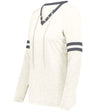 Holloway Ladies Monterey Long Sleeve Tee 223246 BIRCH HEATHER/CARBON HEATHER S