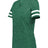Holloway Ladies Monterey Tee 223245 DARK GREEN HEATHER/WHITE S