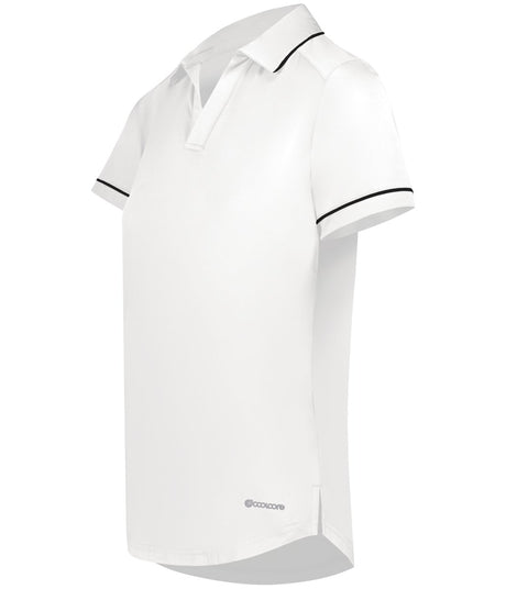 Holloway Ladies Performance Polo Powered by Coolcore® 222701 WHITE/BLACK S