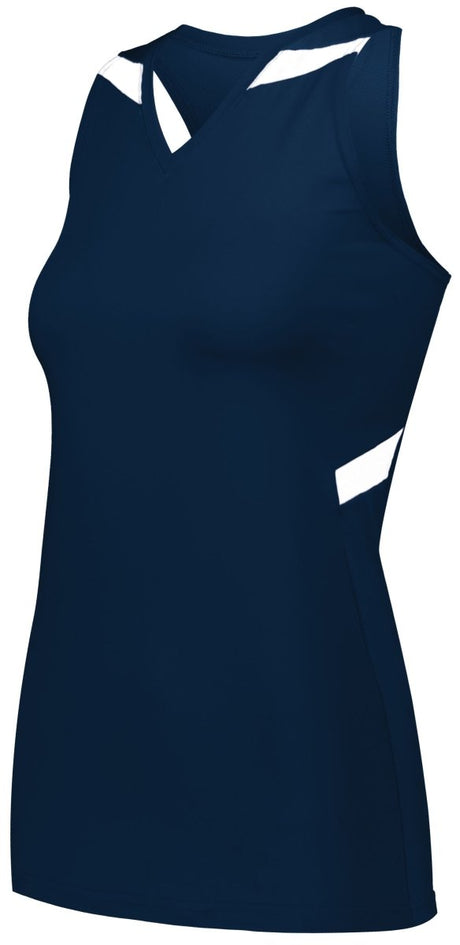 Holloway Ladies PR Max Compression Jersey - Holloway 221337 NAVY/WHITE L