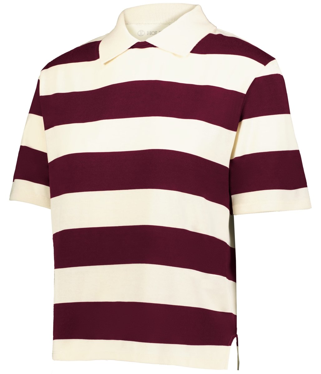 Holloway LADIES PREP STREET RUGBY CROP 226302 ALABASTER/VINTAGE MAROON S