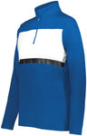 Holloway Ladies Prism Bold 1/4 Zip Pullover 222791 ROYAL/WHITE S