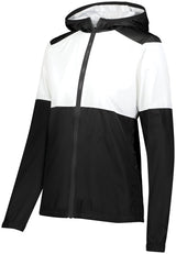 Holloway Ladies SeriesX Hooded Jacket 229728 BLACK/WHITE S