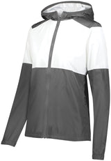 Holloway Ladies SeriesX Hooded Jacket 229728 CARBON/WHITE S