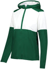 Holloway Ladies SeriesX Hooded Jacket 229728 DARK GREEN/WHITE S