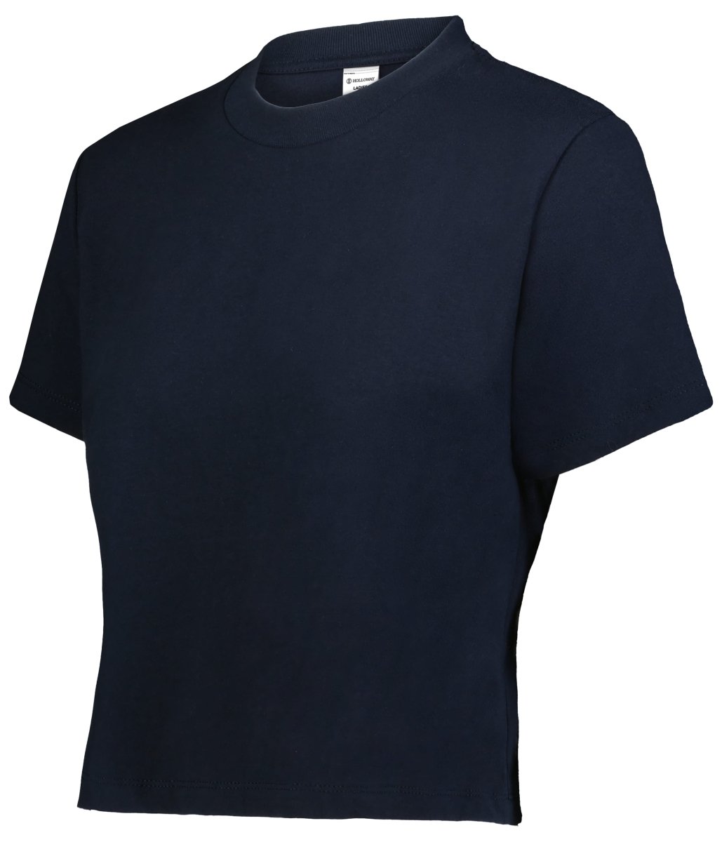 Holloway LADIES SIDNEY HEAVYWEIGHT BOXY TEE 226382 MIDNIGHT NAVY S