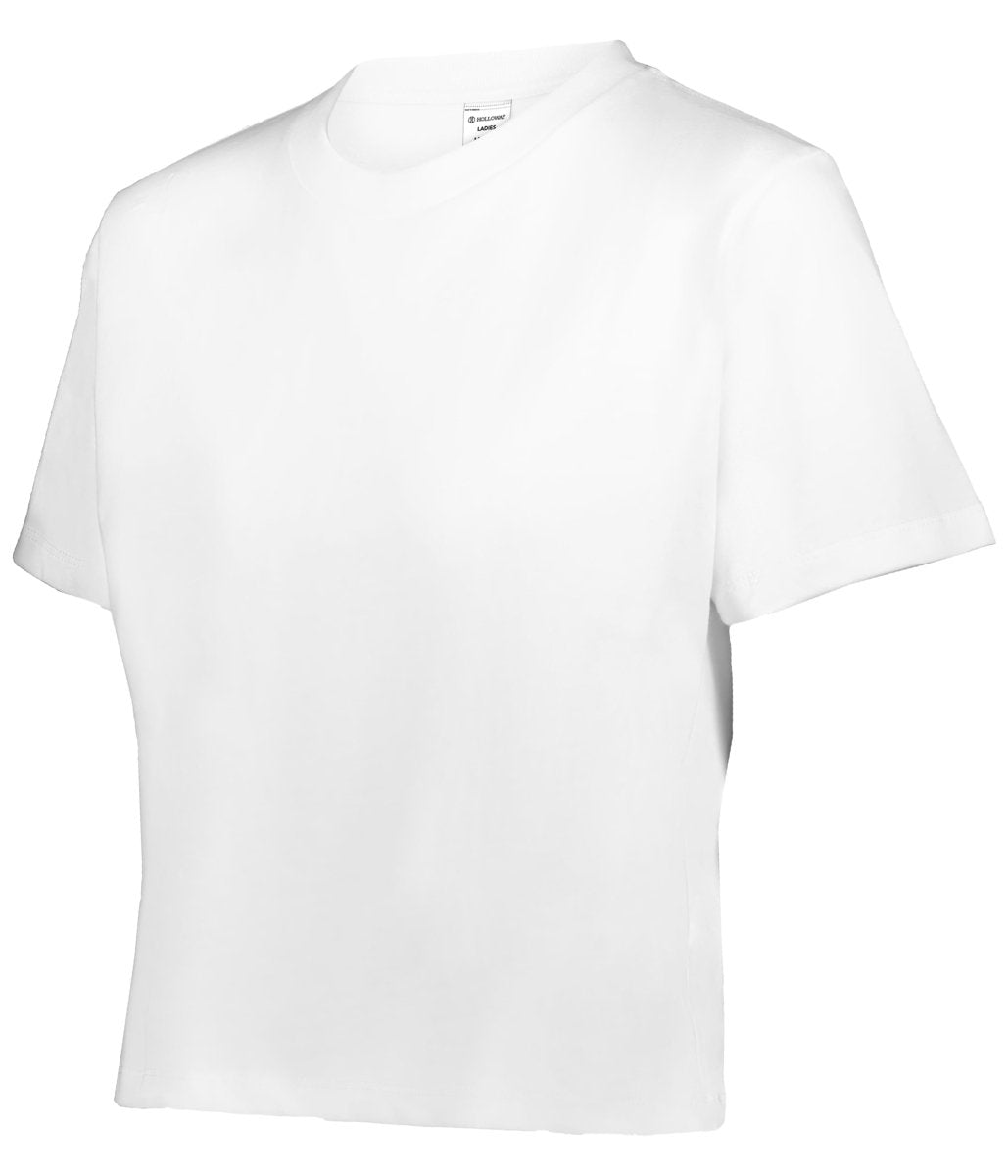 Holloway LADIES SIDNEY HEAVYWEIGHT BOXY TEE 226382 WHITE S