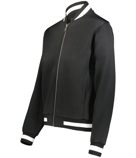 Holloway Ladies V - Street Full Zip Jacket 223747 BLACK/WHITE S