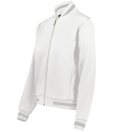 Holloway Ladies V - Street Full Zip Jacket 223747 WHITE/ATHLETIC HEATHER S