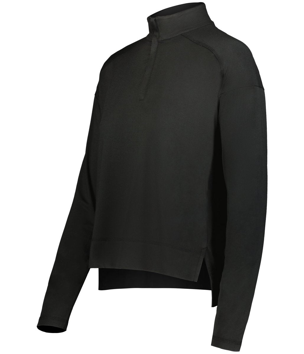 Holloway Ladies Ventura 1/4 Zip Pullover 223753 BLACK S