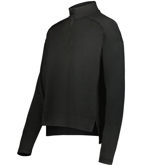 Holloway Ladies Ventura 1/4 Zip Pullover 223753 BLACK S