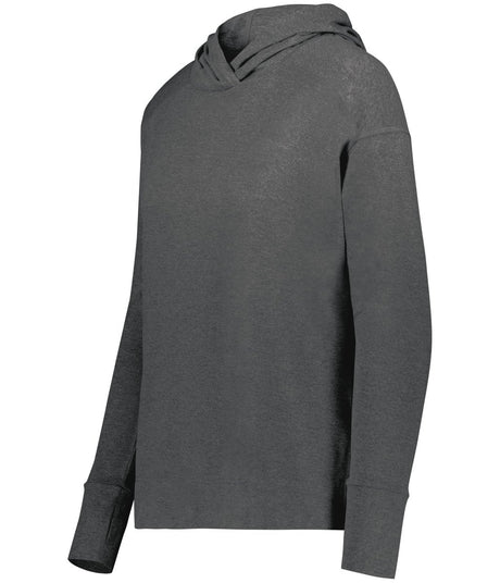 Holloway Ladies Ventura Soft Knit Hoodie 222798 CARBON HEATHER S