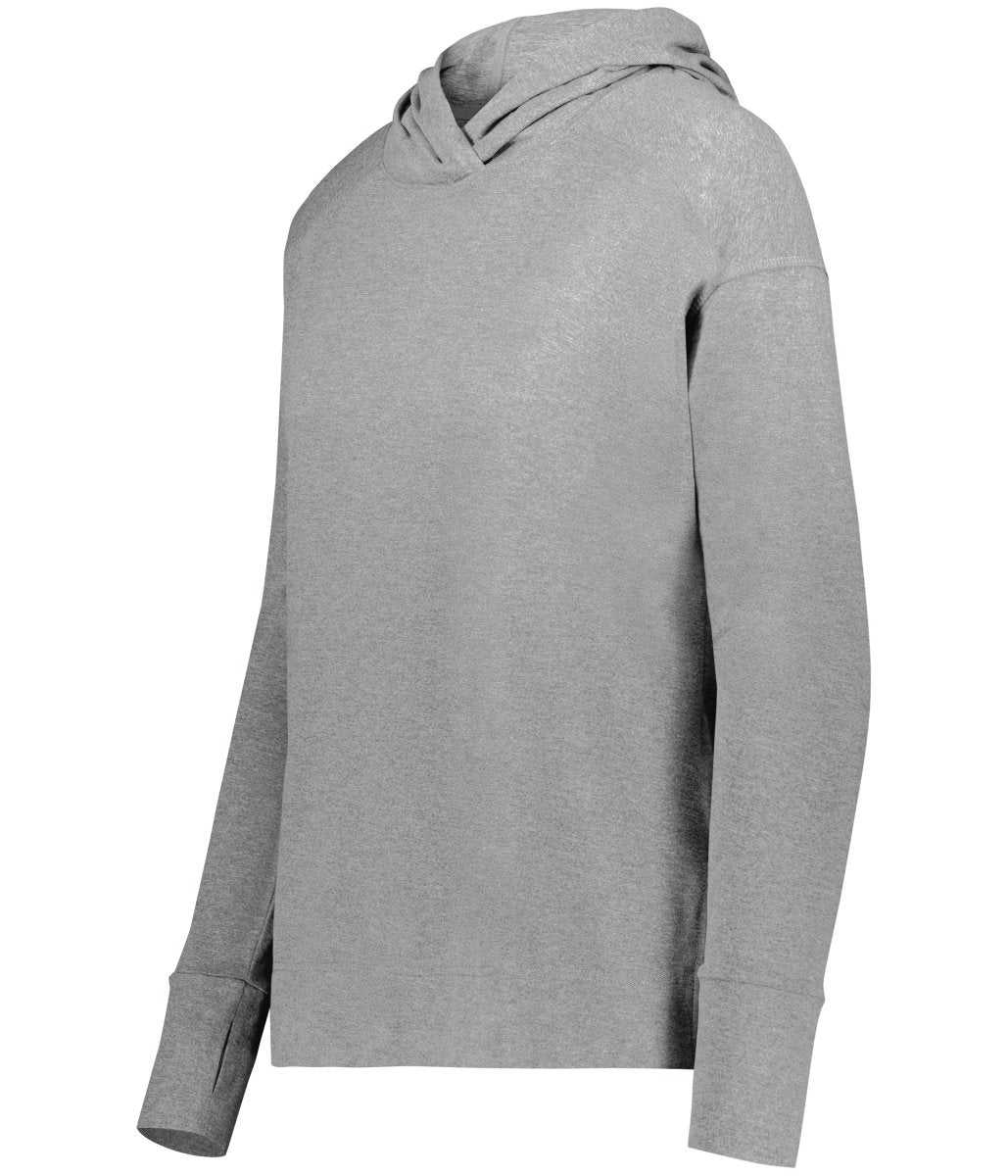 Holloway Ladies Ventura Soft Knit Hoodie 222798 GREY HEATHER S