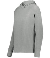 Holloway Ladies Ventura Soft Knit Hoodie 222798 GREY HEATHER S