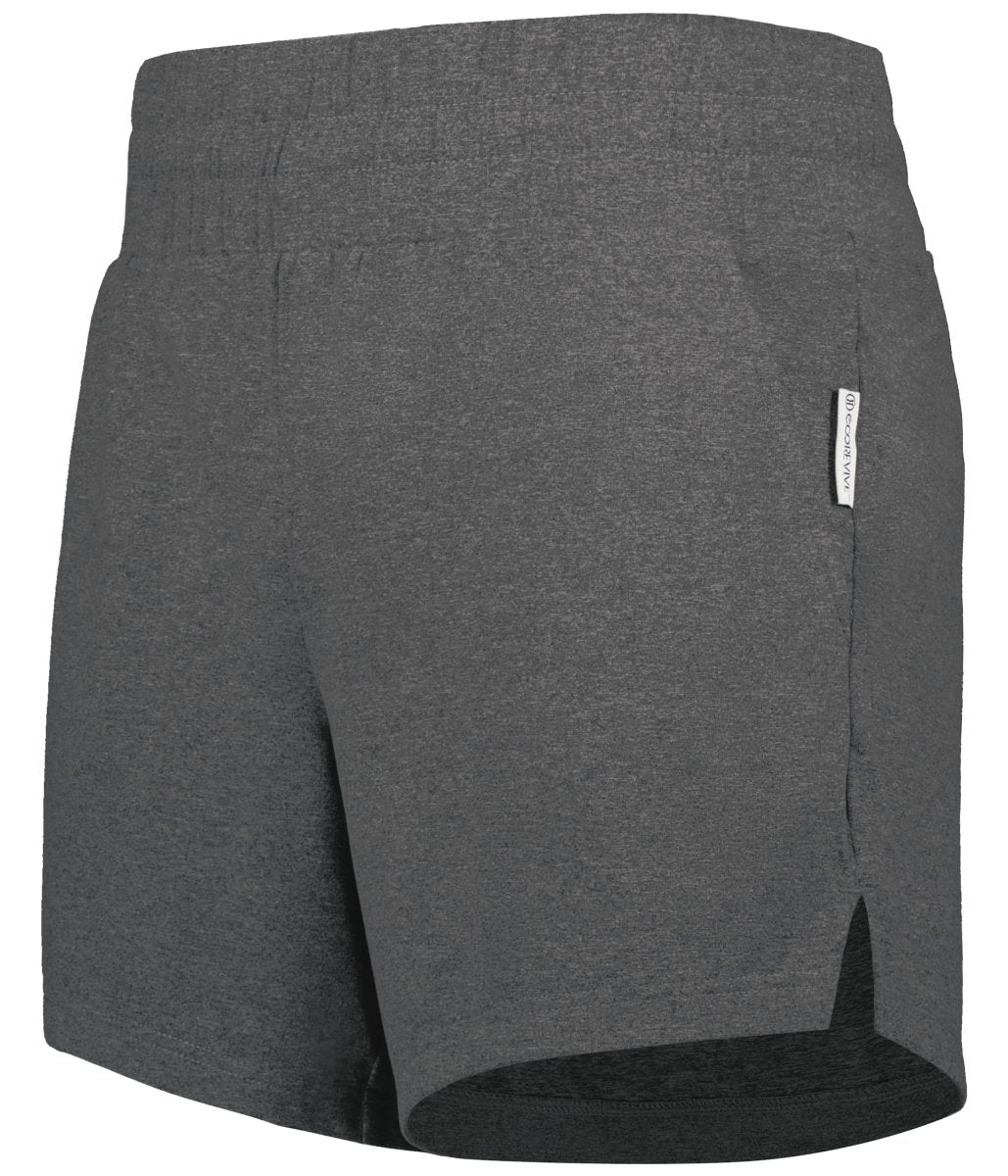 Holloway Ladies Ventura Soft Knit Shorts 223704 CARBON HEATHER S