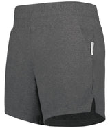 Holloway Ladies Ventura Soft Knit Shorts 223704 CARBON HEATHER S