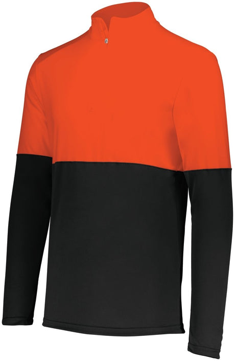 Holloway Momentum Team 1/4 Zip Pullover 223500 BLACK/ORANGE S